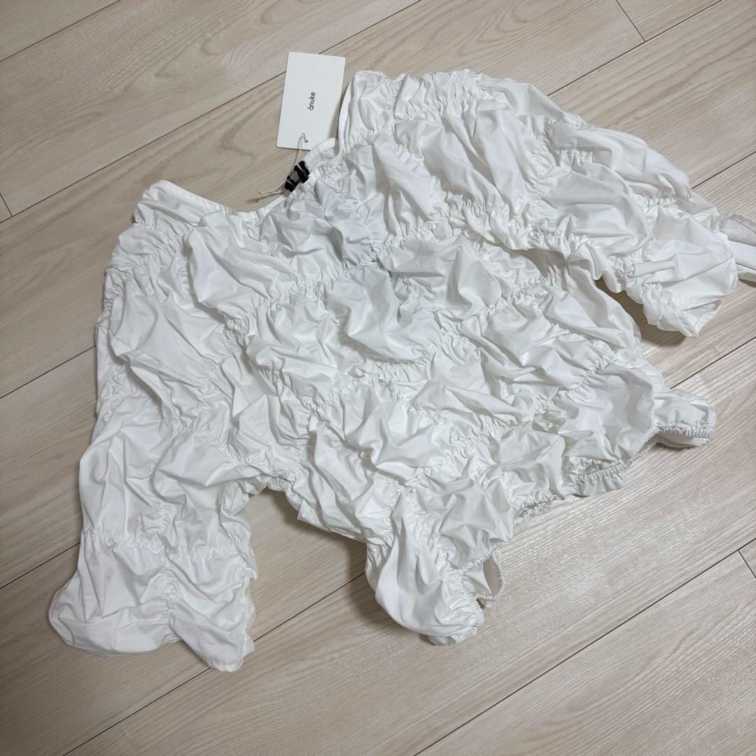 アンヌーク　anuke Typewriter Shirring Tops