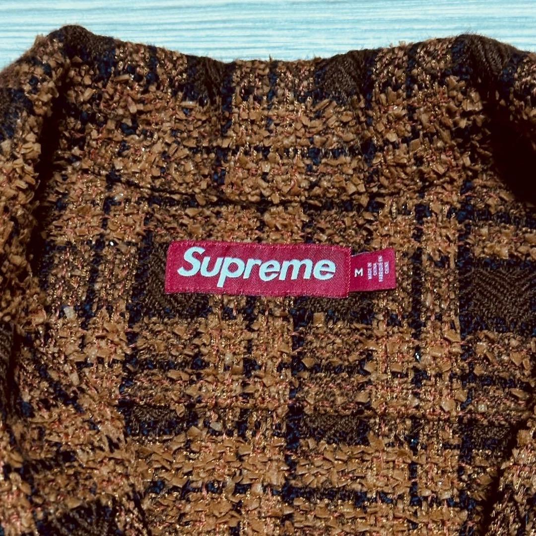 Supreme Boucle Zip Up Shirt シュプリーム