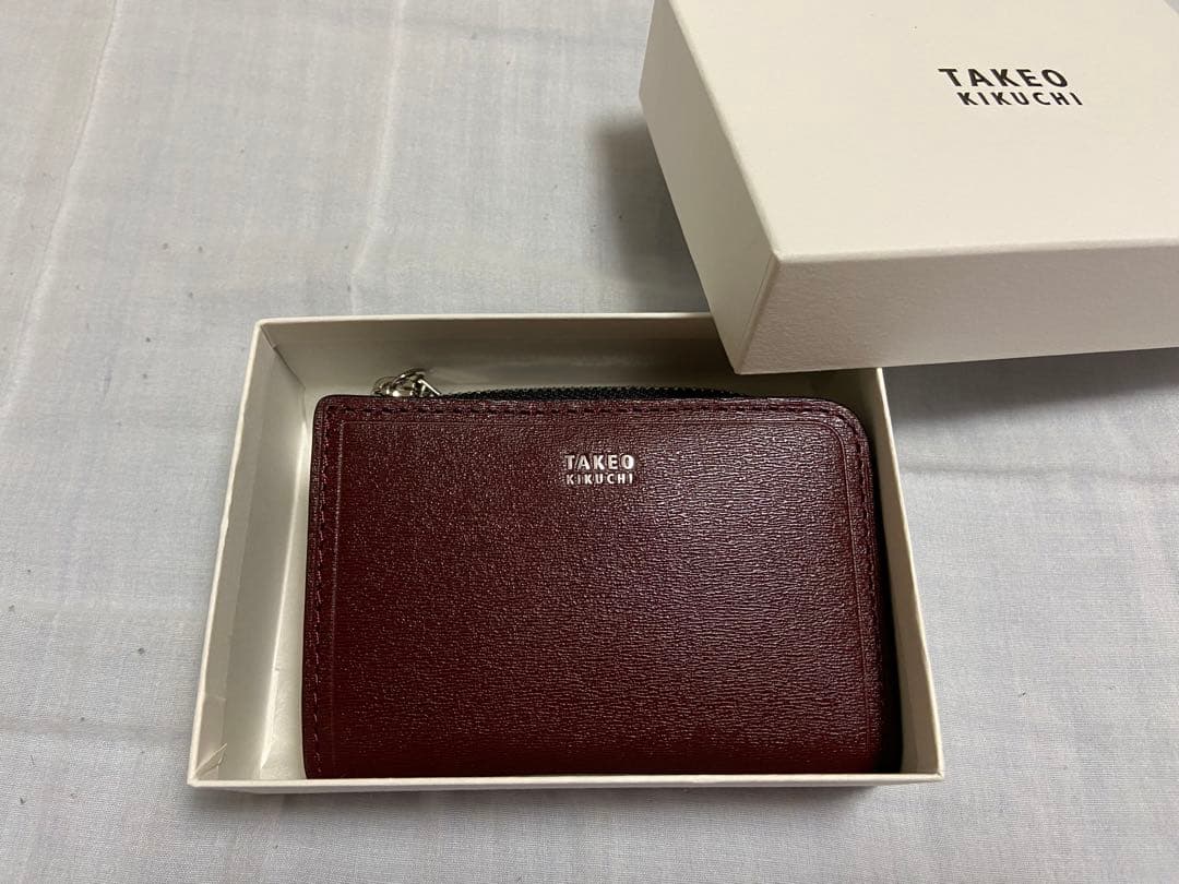 [タケオキクチ] キーケース 本革 メンズ 728613 牛革 レザー