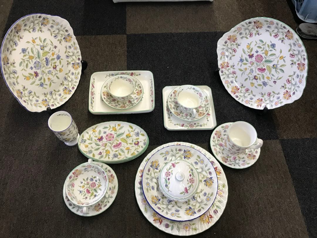 Minton 花柄食器セット 陶器製 10点