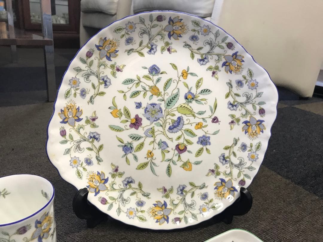 Minton 花柄食器セット 陶器製 10点
