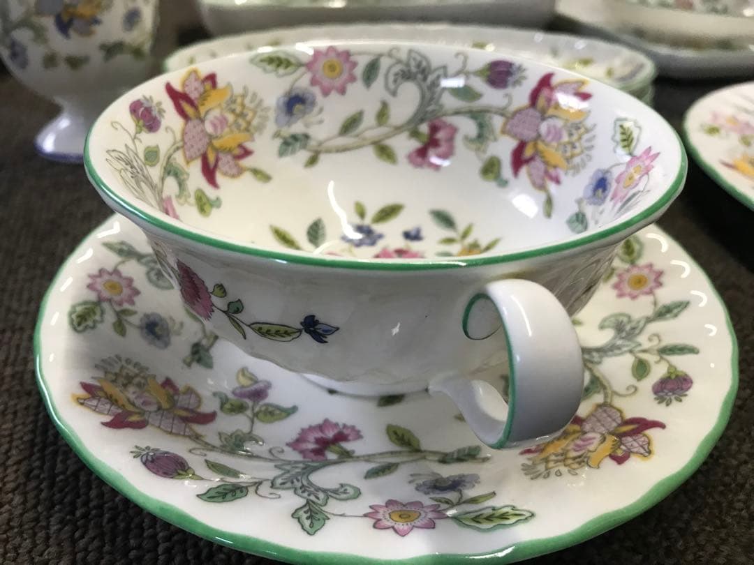 Minton 花柄食器セット 陶器製 10点