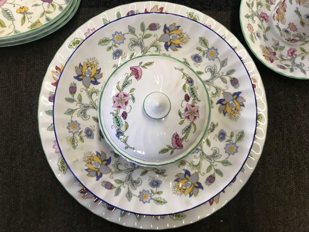 Minton 花柄食器セット 陶器製 10点