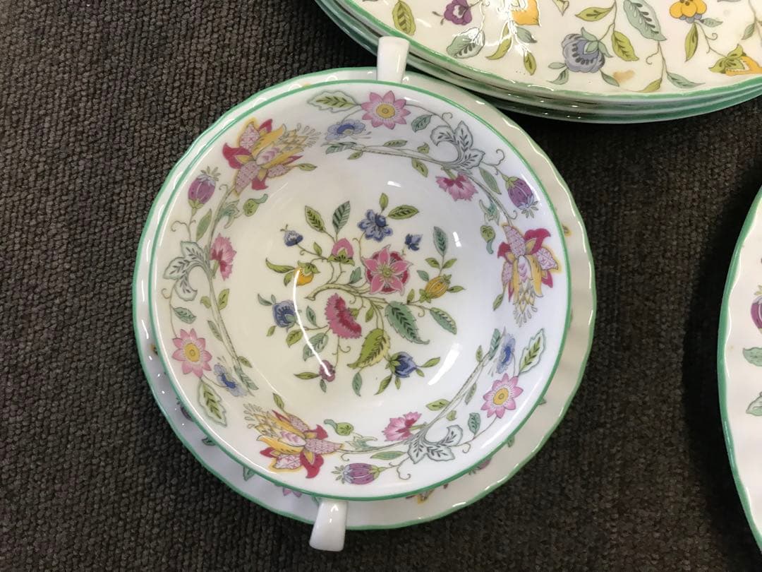 Minton 花柄食器セット 陶器製 10点