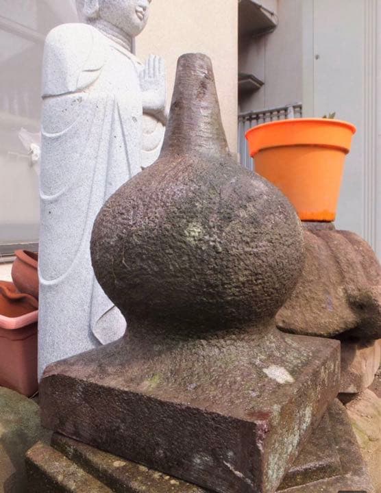 【宝珠・オブジェ】庭石箱庭造園ガーデニングオーナメント飾り石茶庭坪庭露地庭