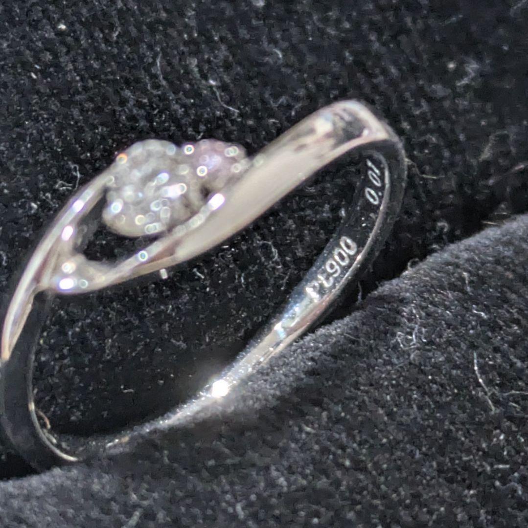 v*o様 ダイヤモンド0.06ct 天然ピンクダイヤモンド0.01ct pt90