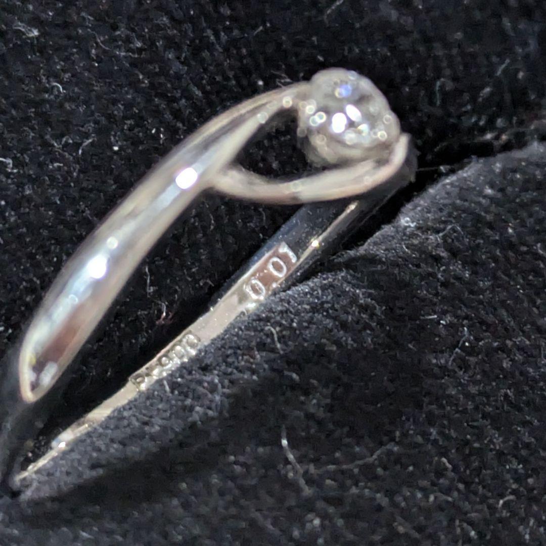 v*o様 ダイヤモンド0.06ct 天然ピンクダイヤモンド0.01ct pt90