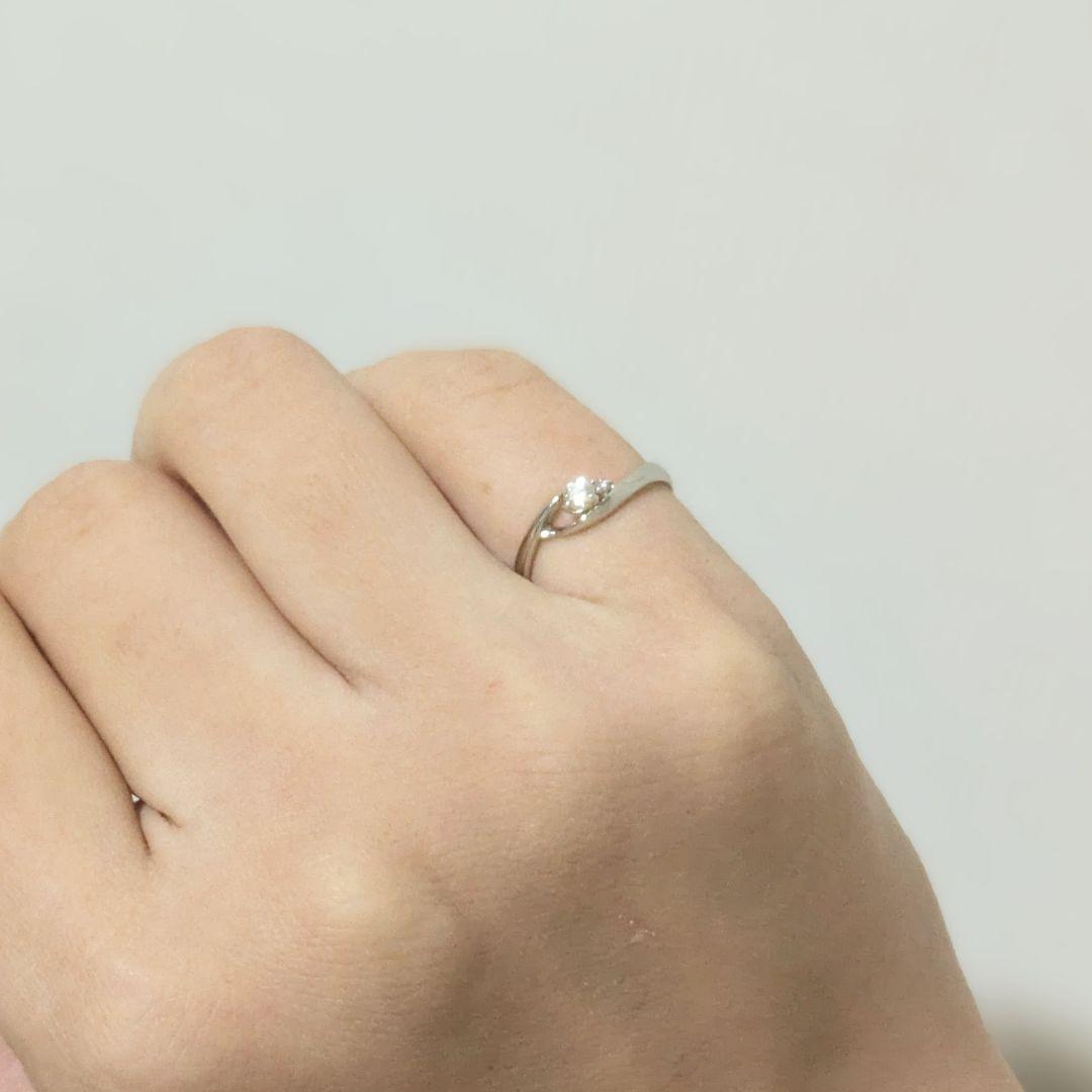 v*o様 ダイヤモンド0.06ct 天然ピンクダイヤモンド0.01ct pt90