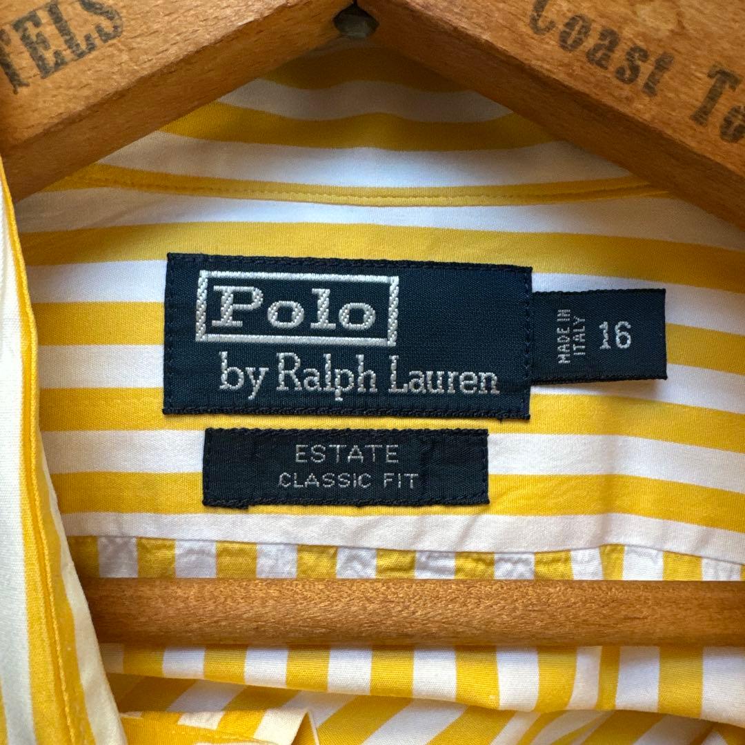 Polo by Ralph Lauren イエロー ストライプシャツ