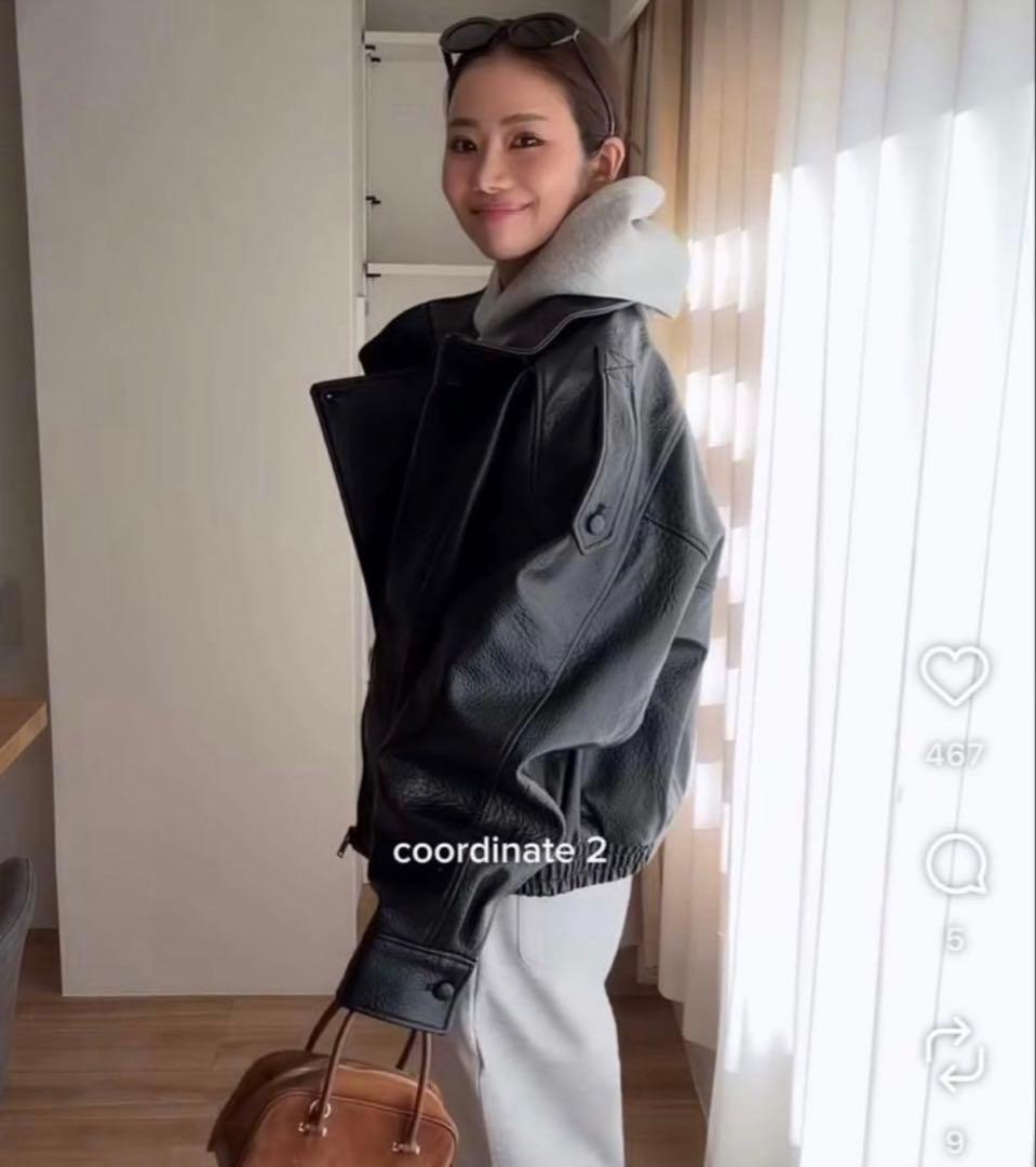 【新品タグ付き】ZARA ザラ♡フェイクレザージャケットXSサンローラン