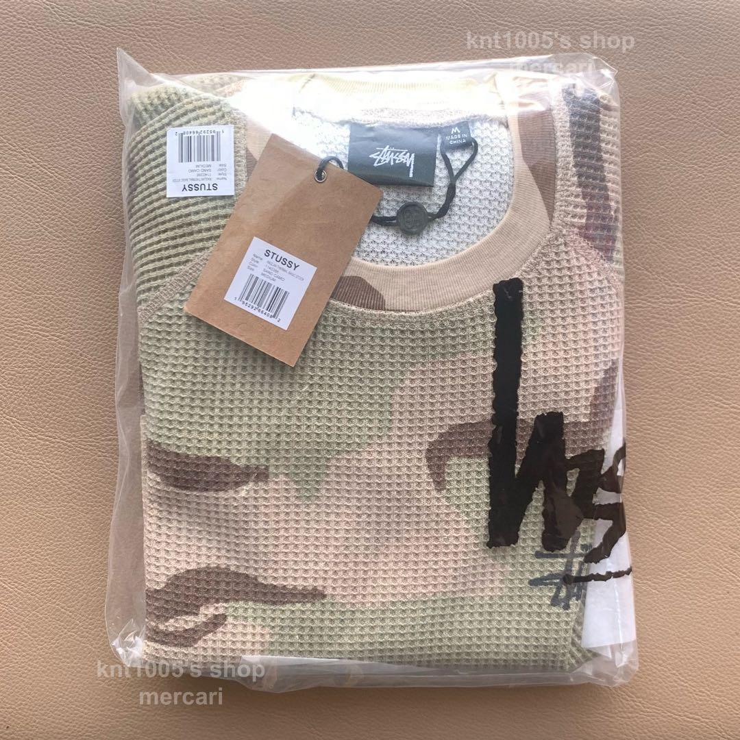 【残り1点】STUSSY サーマル ステューシー THERMAL CAMO M