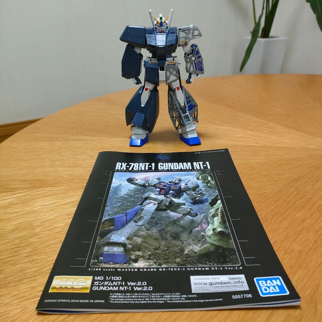 【素組み完成品】MG ガンダムNT-1 アレックス Ver.2.0