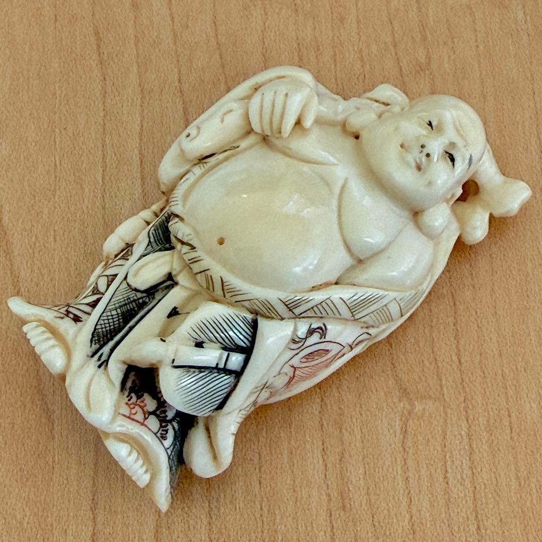 根付　布袋様