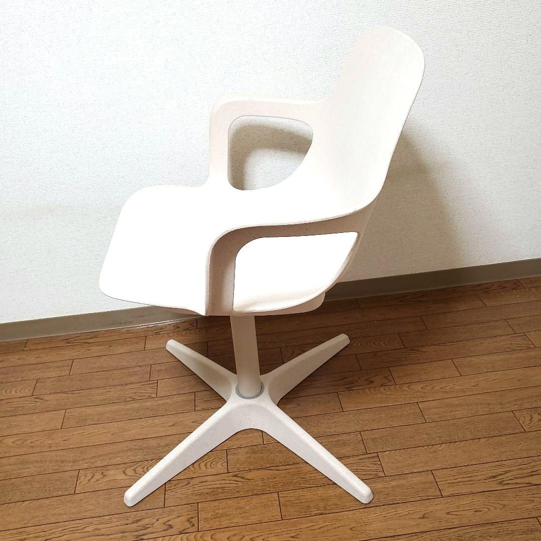 IKEA ODGER オドゲル 回転チェア ホワイトベージュ ダイニングチェア