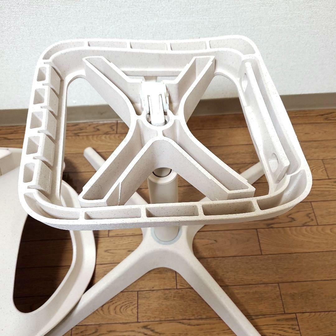 IKEA ODGER オドゲル 回転チェア ホワイトベージュ ダイニングチェア