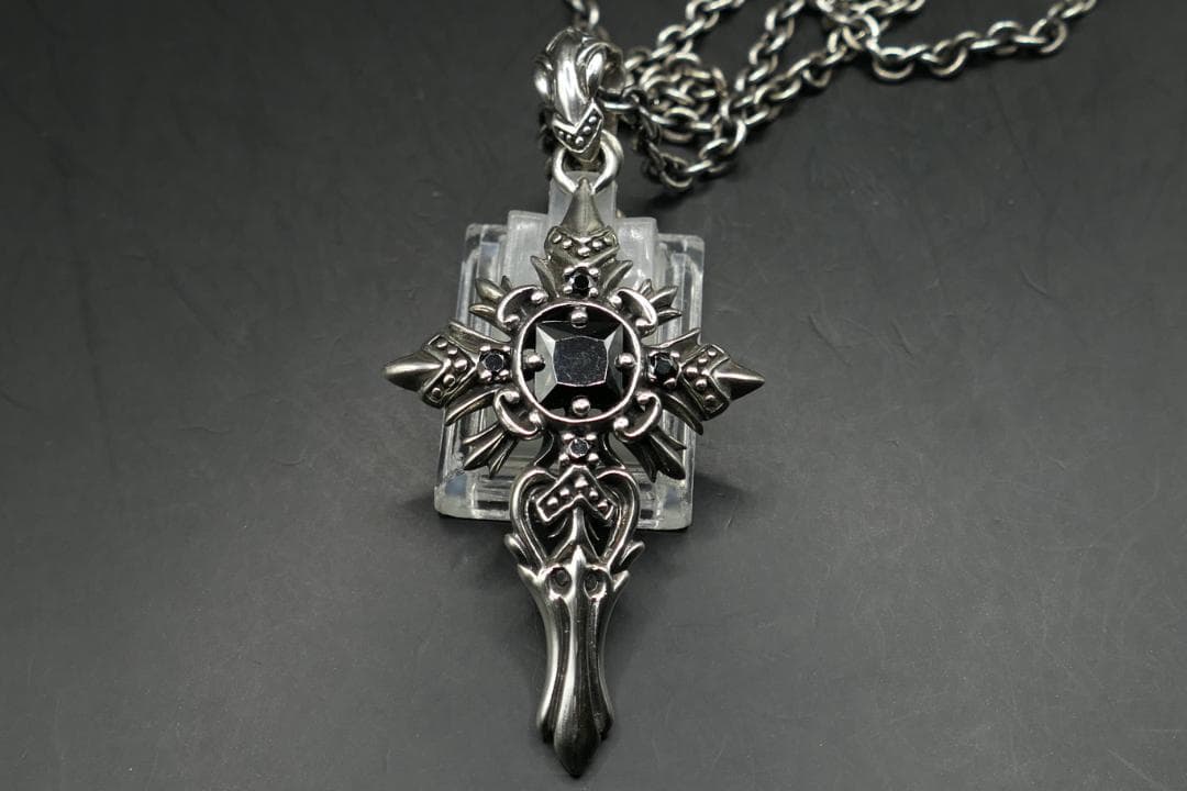 美品　the slayer　スレイヤー　アロンクロス　ネックレス　ブラック