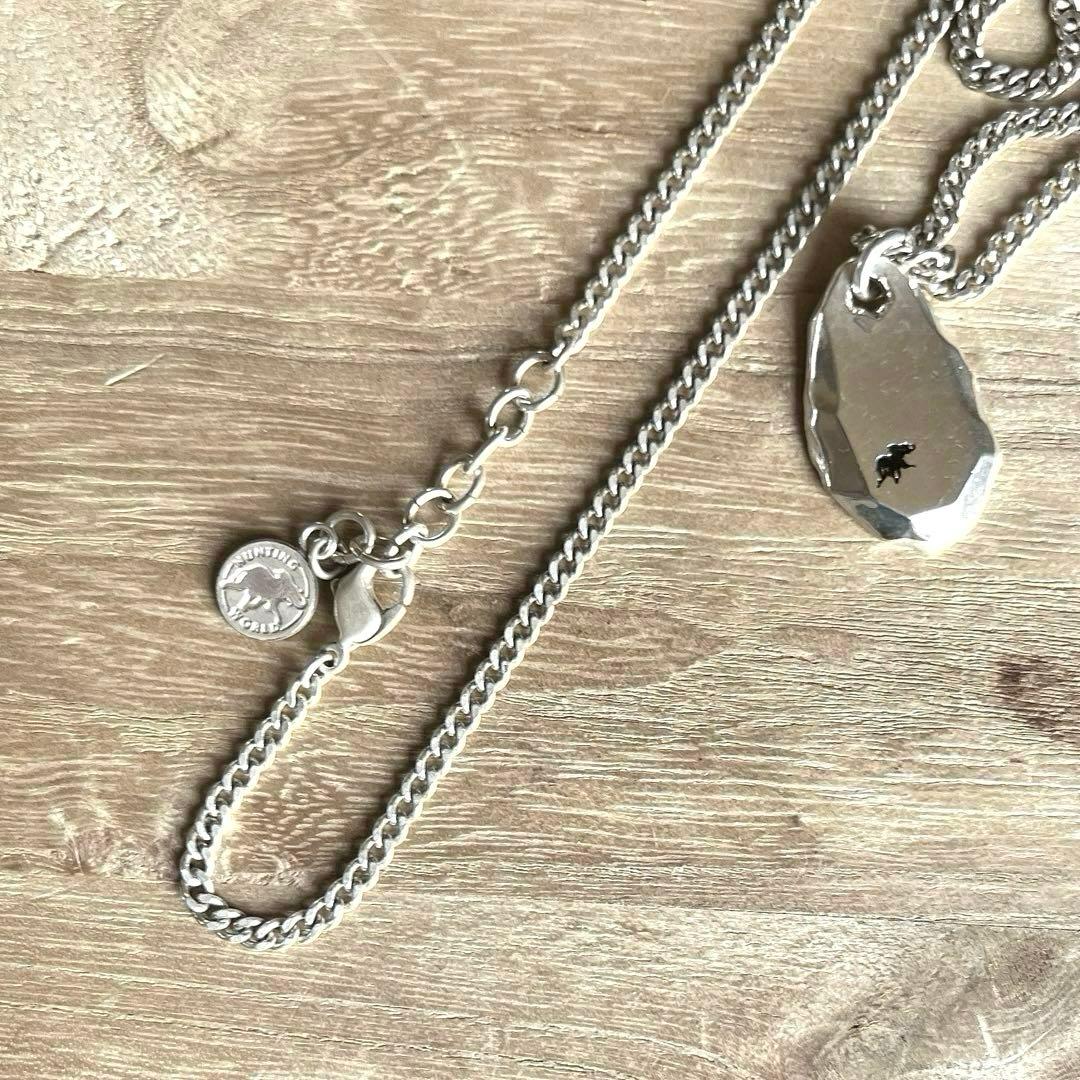 HUNTING WORLD タタキ ワンポイント SILVER ネックレス