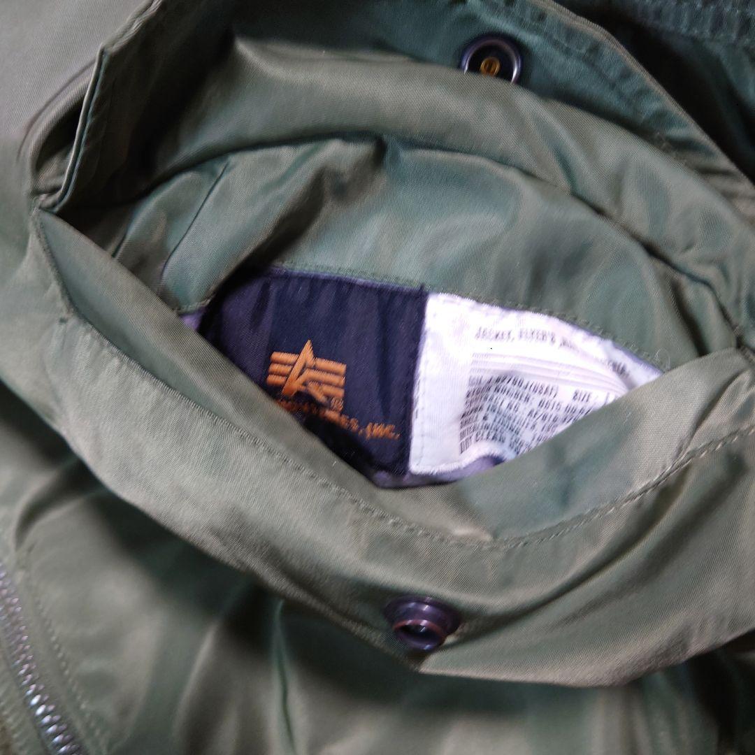 アルファインダストリーズ　MA-1フライトジャケット ワッペンsize L