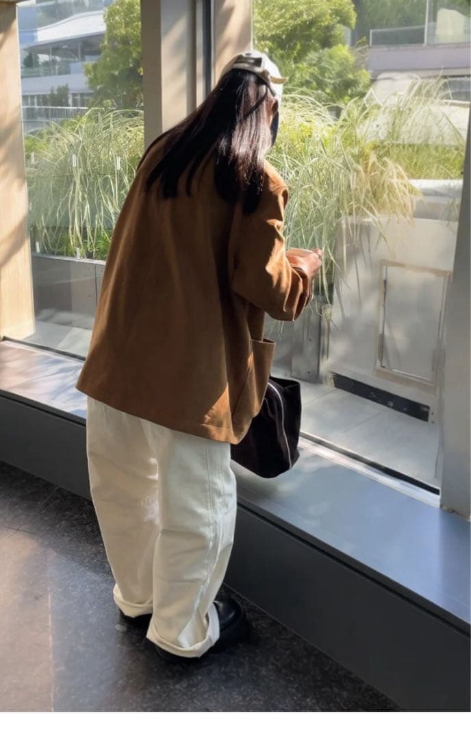 ジャケット・アウター A subjjject Suede Touch Box Jacket