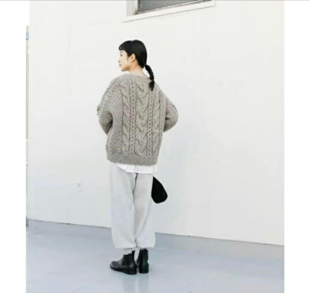 【かぐれ】24A/W ペルーアランクルーネックニット