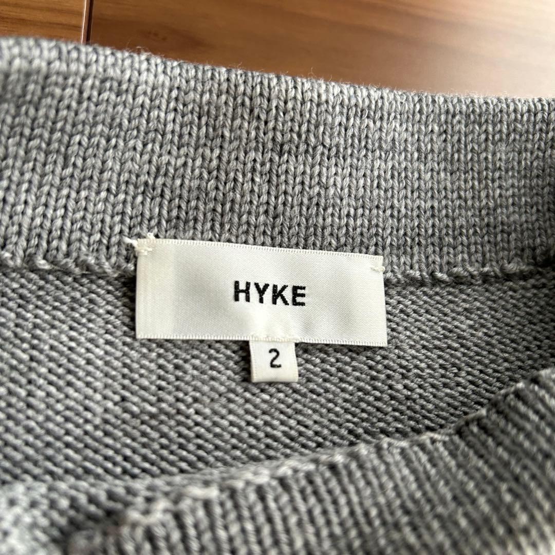 HYKE ボートネック ニット