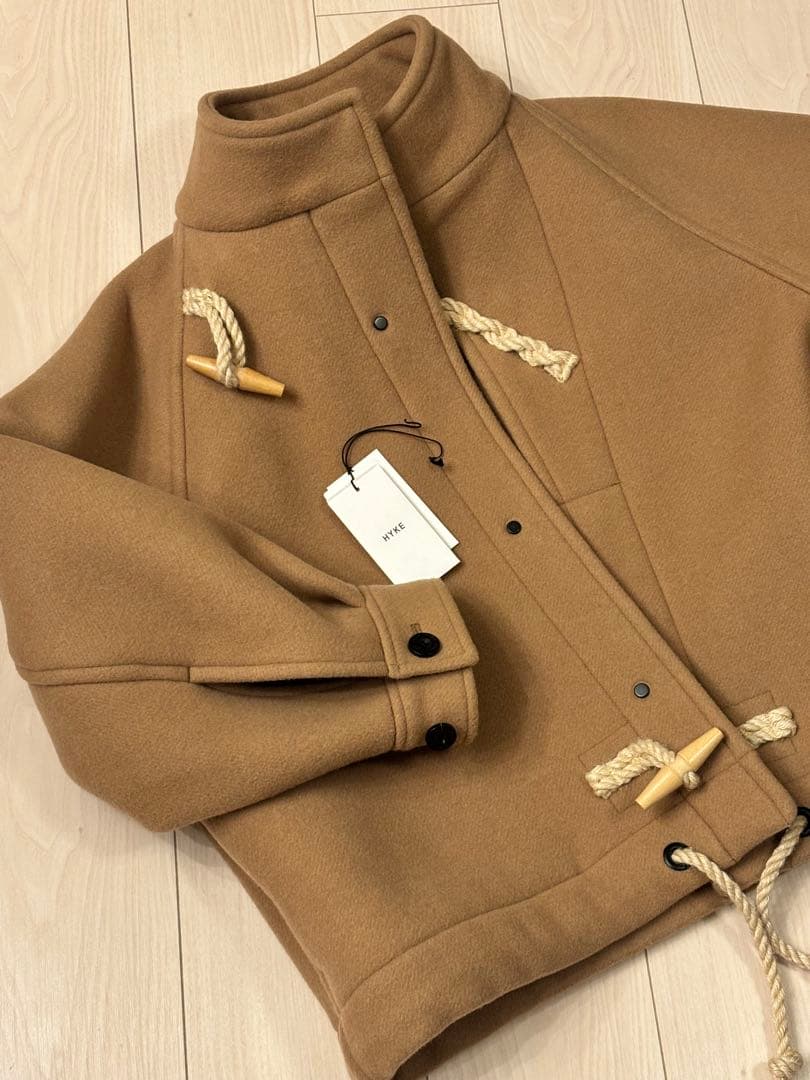ジャケット・アウター summy06HYKE DOUBLE FACE DUFFLE JACKET