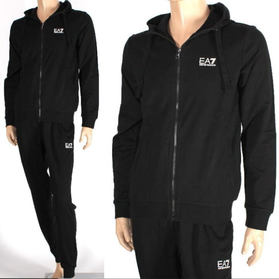 新品　EMPORIO ARMANI セットアップブラック8NPV80 PJ05Z