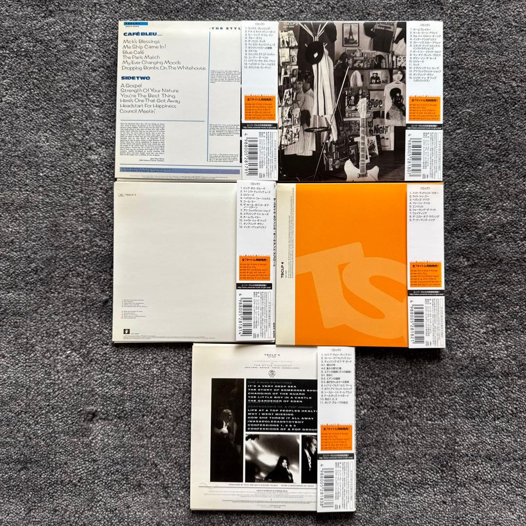 THE STYLE COUNCIL 国内盤 限定紙ジャケCD5枚セット