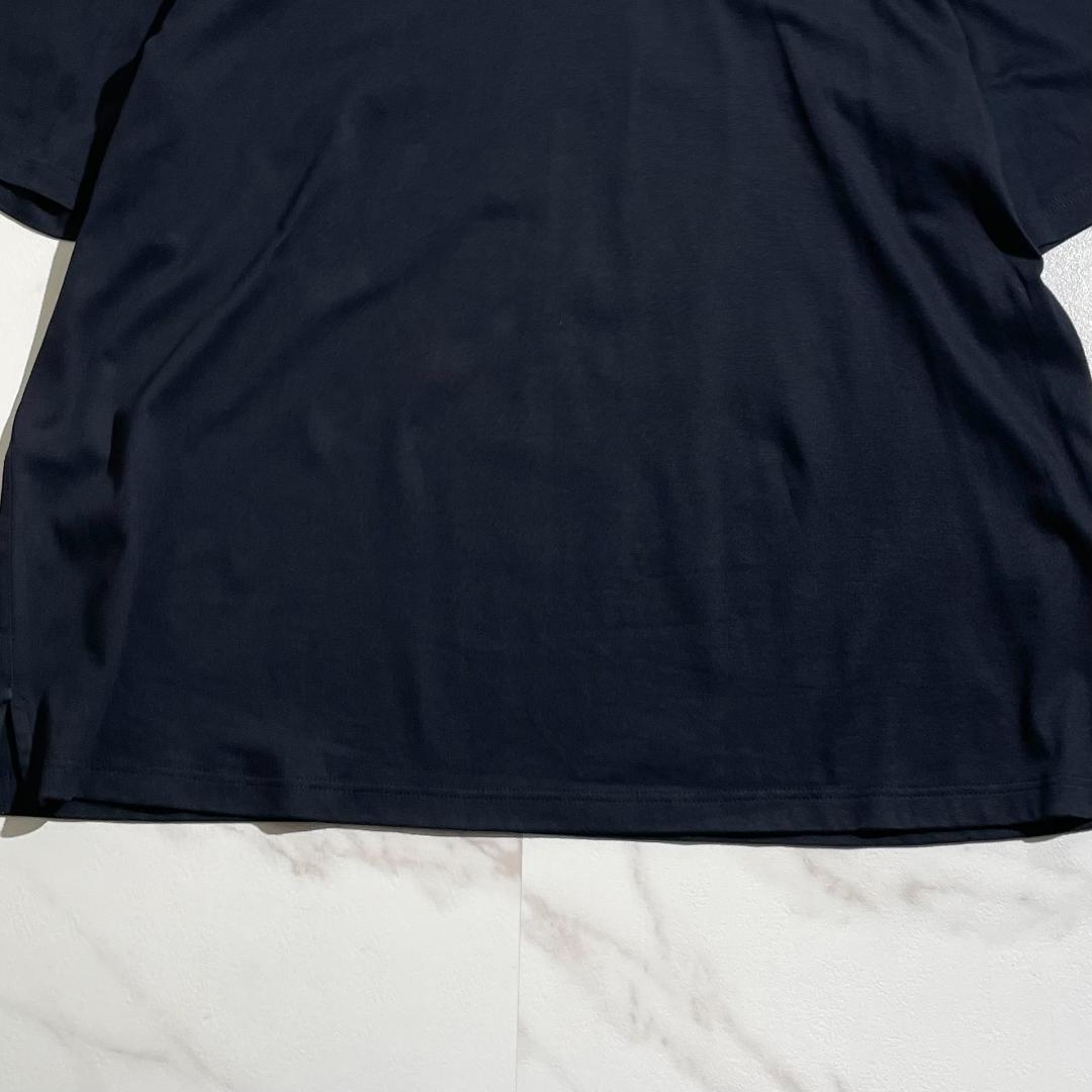 美品　エルメス　マリン　レザー　ミニパッチ　llerie　Tシャツ