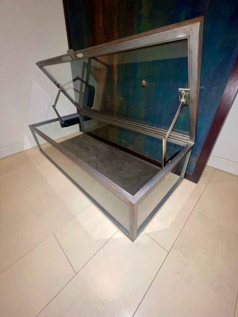 ガラス　スチール　店舗什器 コレクション　ディスプレイ　ショーケース　アイアン