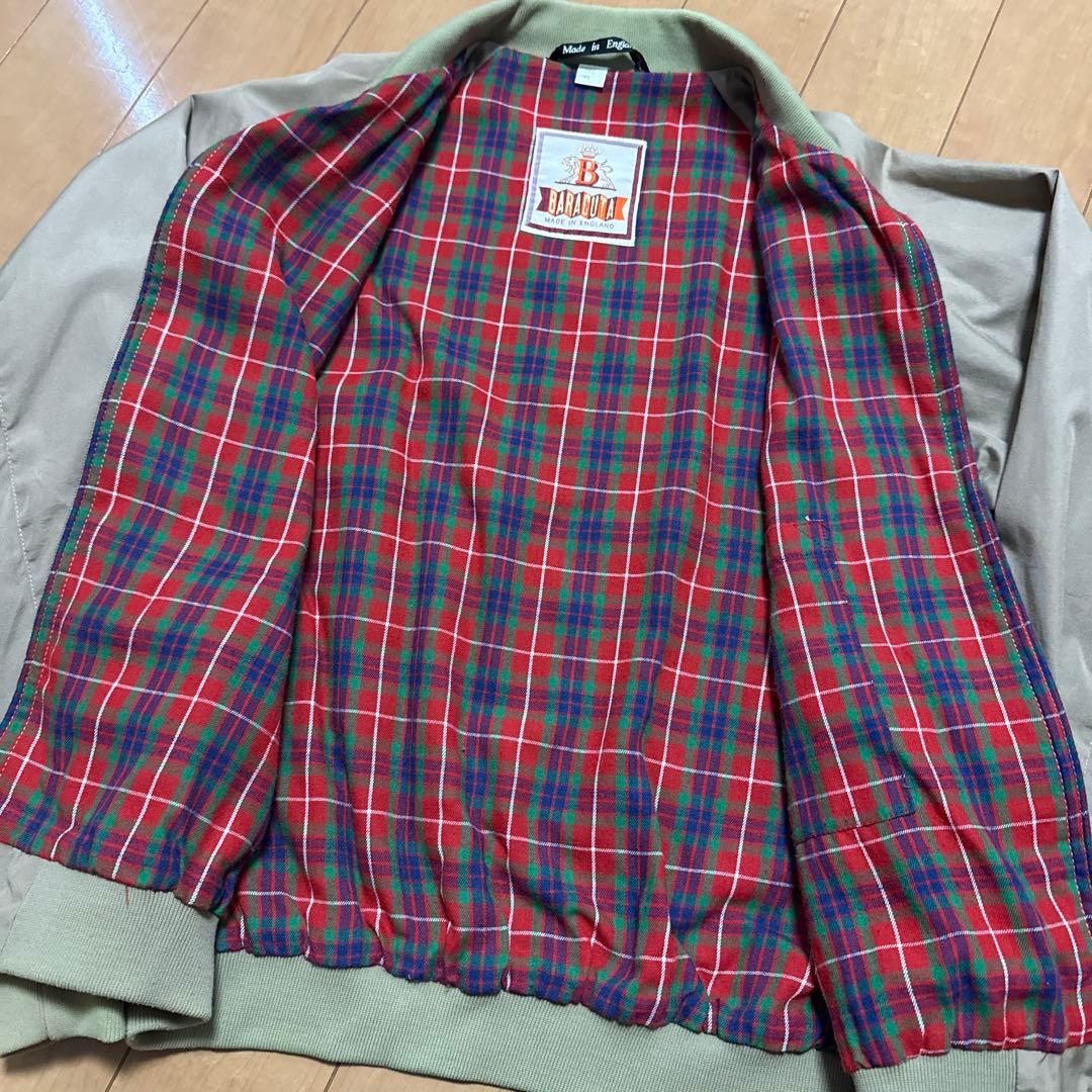 BARACUTA バラクータ G9 ジャケット ベージュチェック