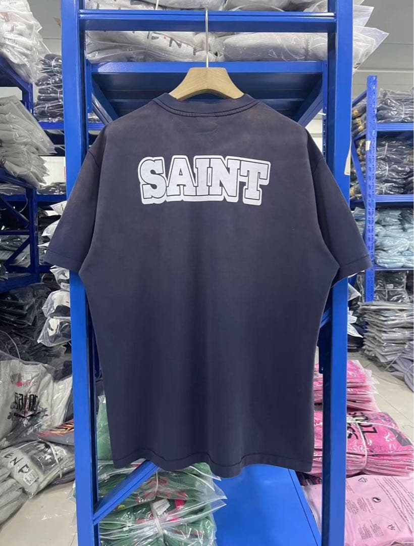 《新品・未使用》BONJOUR ウォッシュ加工 ヴィンテージ 半袖Tシャツ