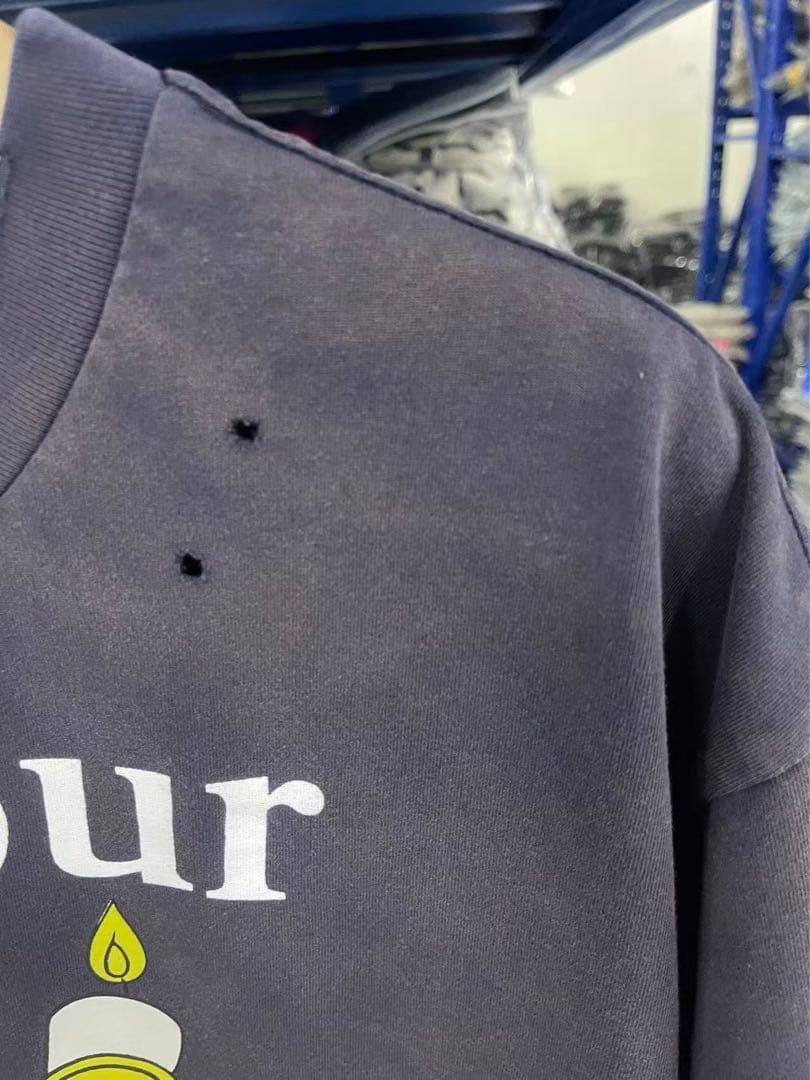 《新品・未使用》BONJOUR ウォッシュ加工 ヴィンテージ 半袖Tシャツ