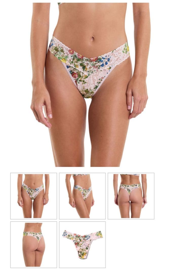 【新品未使用】【S】hankypanky 24AW花柄 ブラ & Tバック