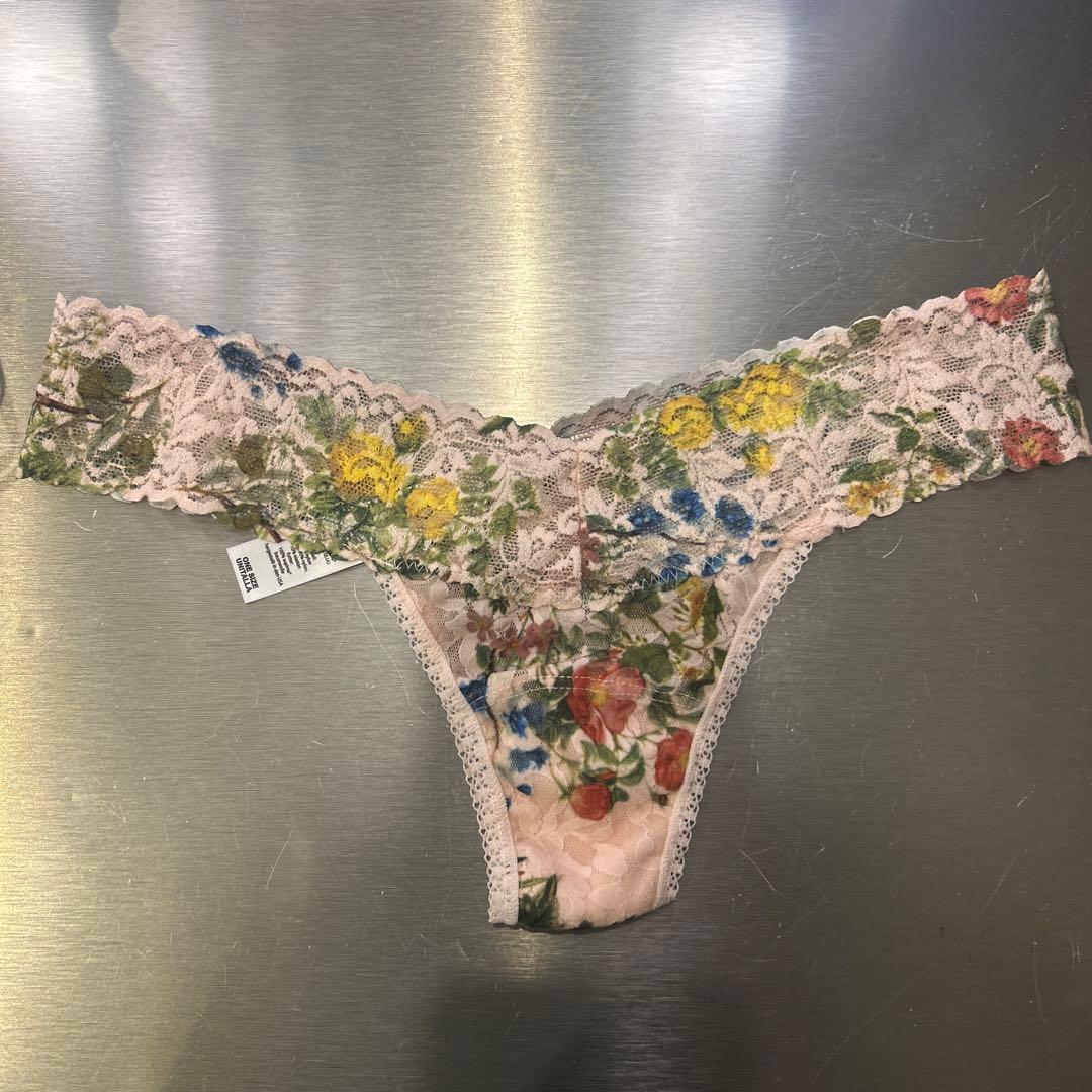 【新品未使用】【S】hankypanky 24AW花柄 ブラ & Tバック