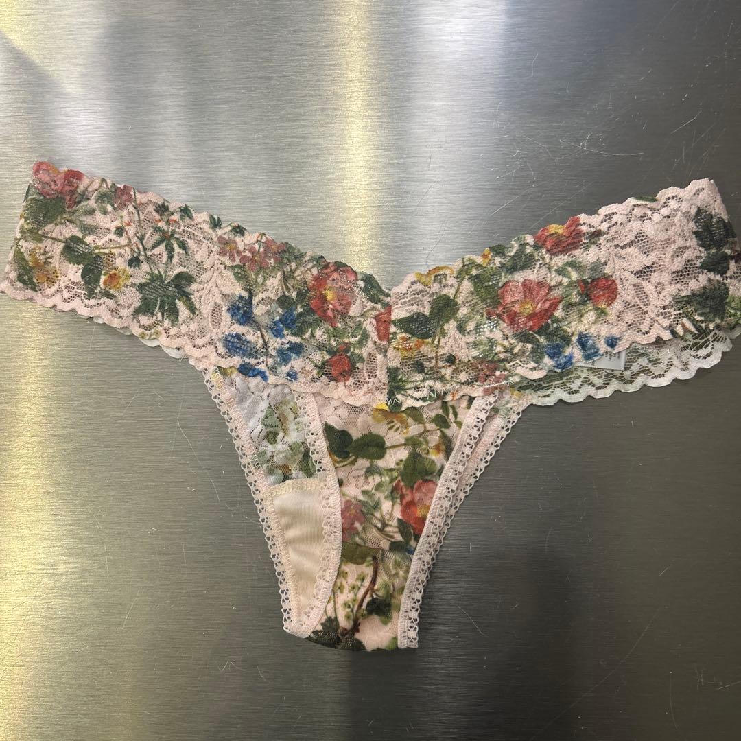 【新品未使用】【S】hankypanky 24AW花柄 ブラ & Tバック