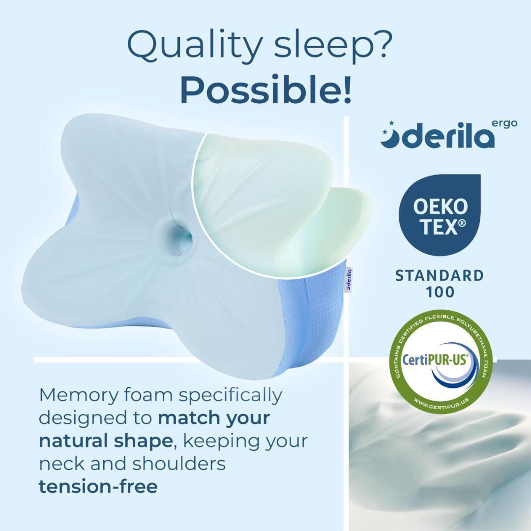 Derila Ergo デリラ エルゴ 枕 快適な睡眠のための頸部ネックピロー