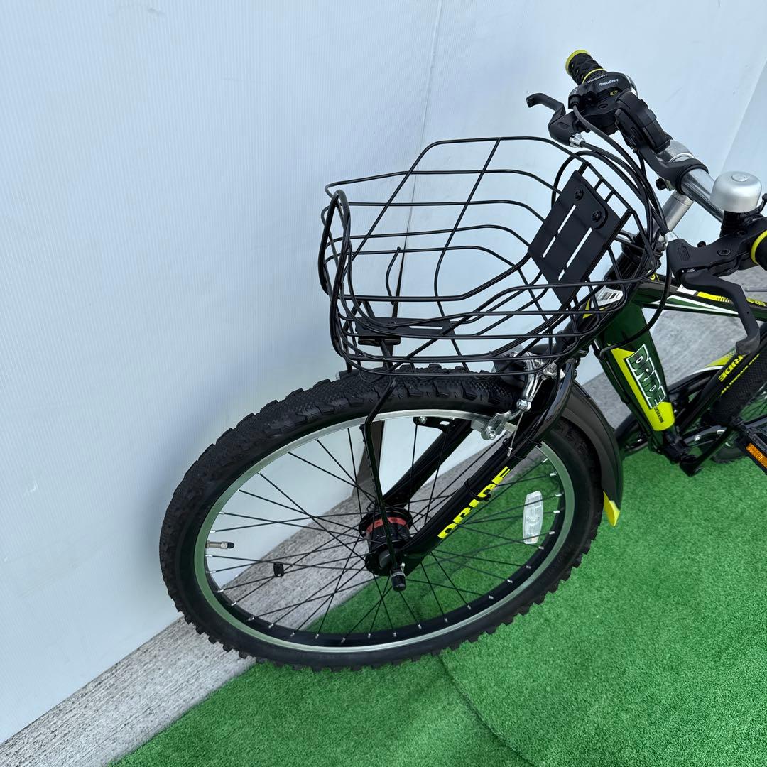 子供用自転車24インチ オートライトマウンテンバイク 新車近い【引き取り限定】