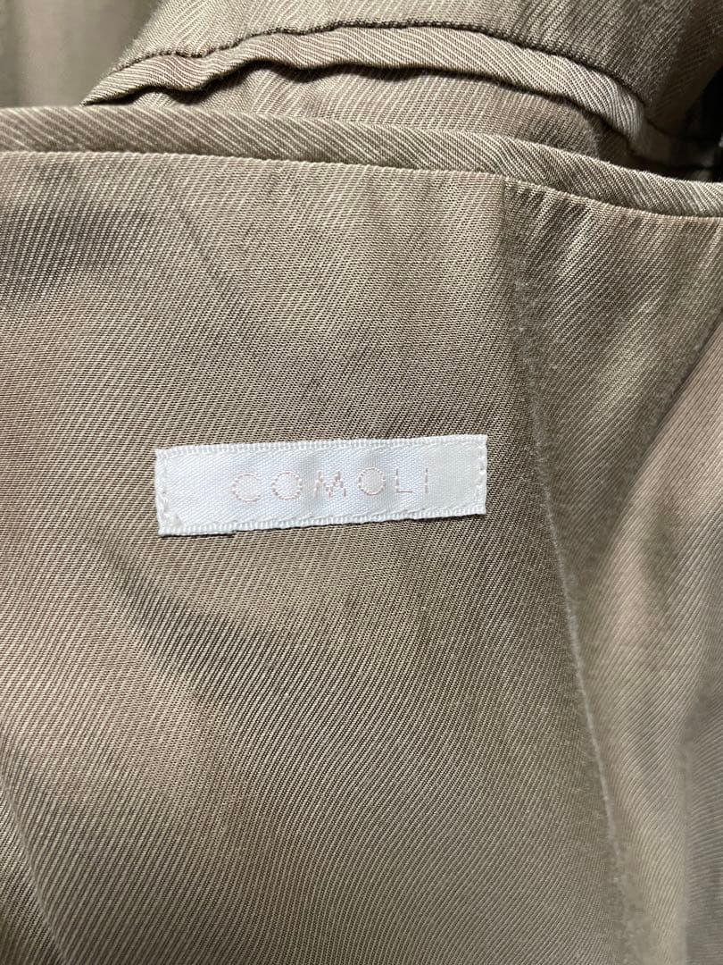 comoli タイロッケンコート 17ss サイズ0 カーキ
