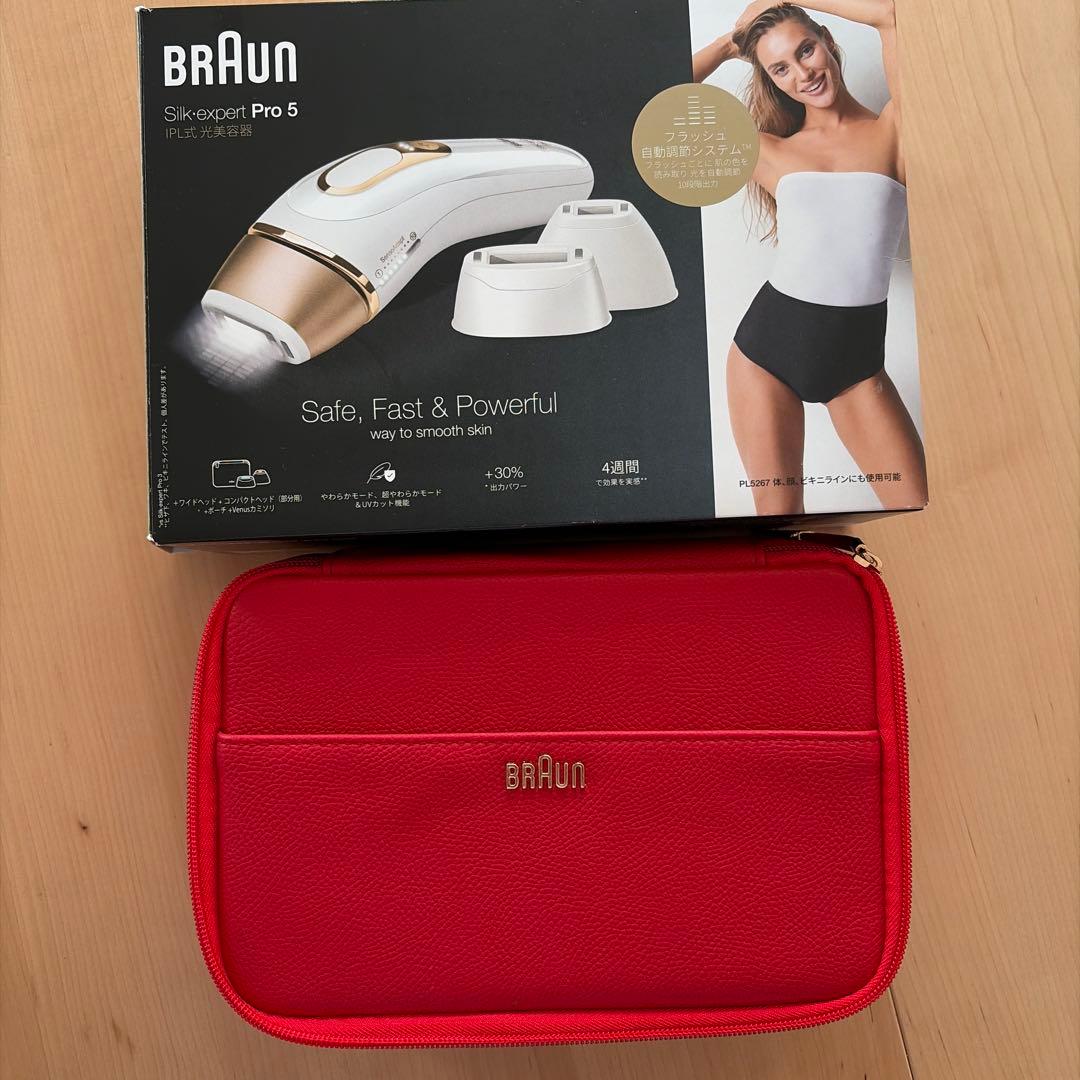 BRAUN Silk expert Pro 5 脱毛器 光美容器