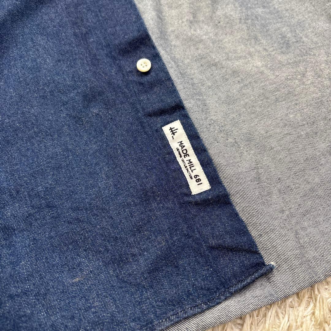 ビームスプラス ボタンダウン　デニムシャツ XL