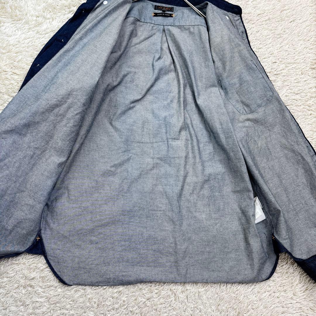 ビームスプラス ボタンダウン　デニムシャツ XL