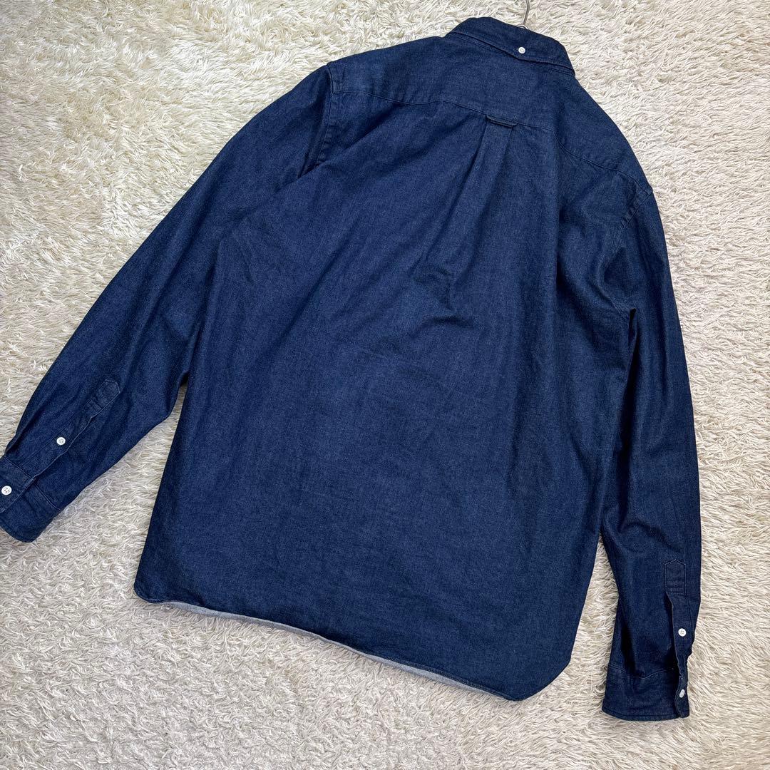 ビームスプラス ボタンダウン　デニムシャツ XL