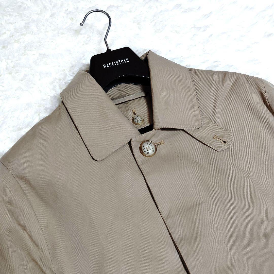美品 マッキントッシュ ダンケルド ステンカラー ライナー ベージュ 36 M