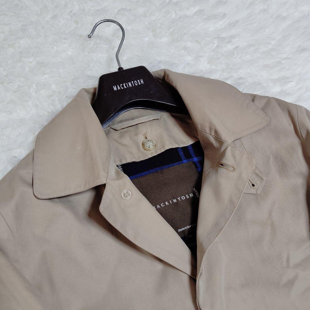 美品 マッキントッシュ ダンケルド ステンカラー ライナー ベージュ 36 M