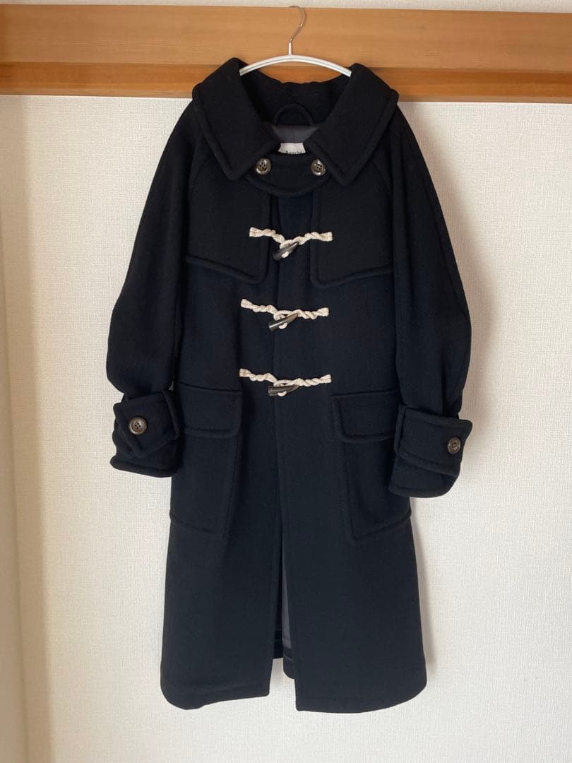 試着のみ美品　Rumche ダッフルコート　ブラック　ラムシェ