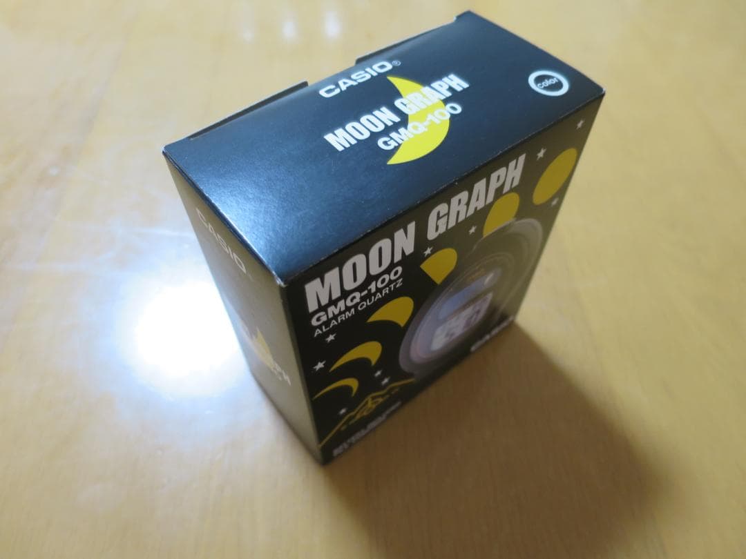 CASIO GMQ-100 ムーングラフ 置時計 MOON GRAPH
