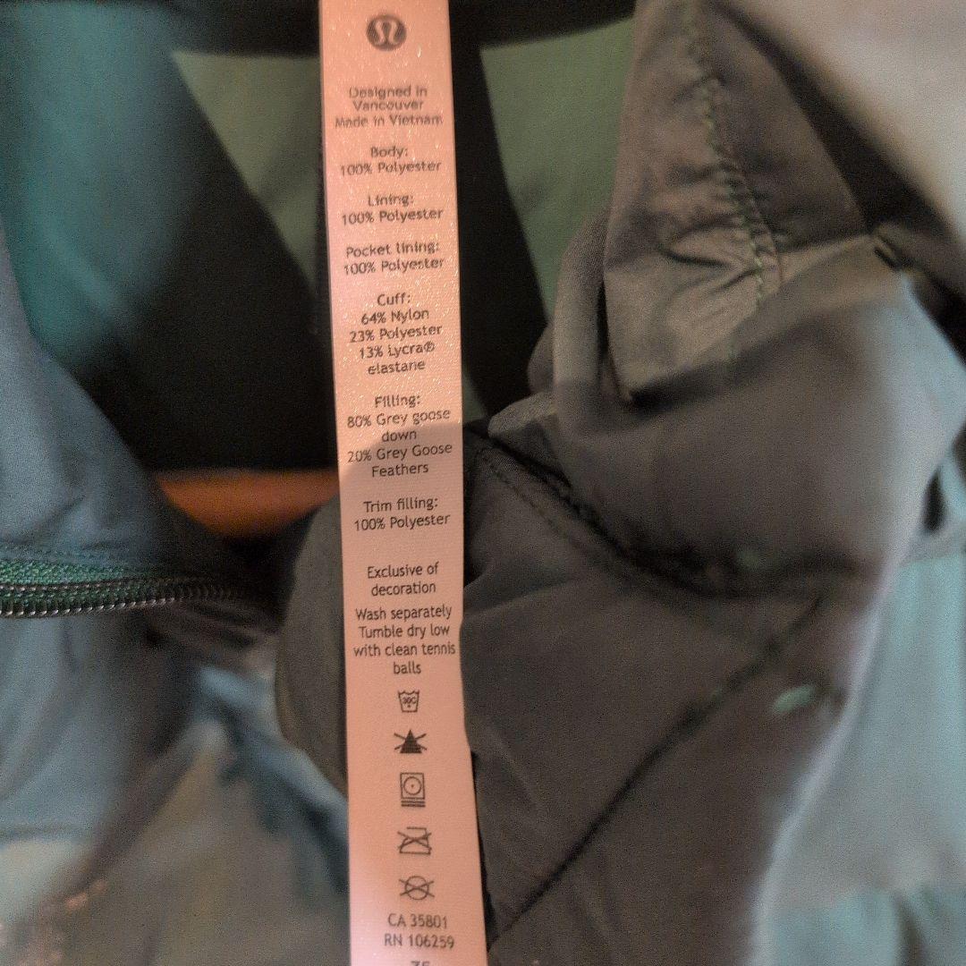 Lululemon　Wunder Puff 900 ロングジャケット