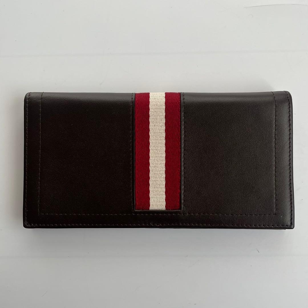 未使用保管✨️ Bally バリー　ストライプ　長財布　財布　ブラウン　メンズ