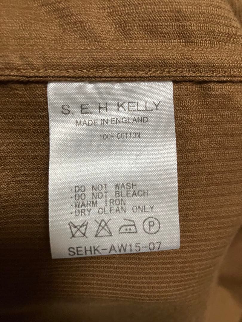 S.E.H KELL コーデュロイ シャツ Mサイズ ジャケット イギリス